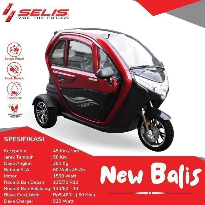 PROMO DISKON HARGA PROMO (INDAH CARGO) Sepeda Listrik Selis New Balis Motor Bajay Aki