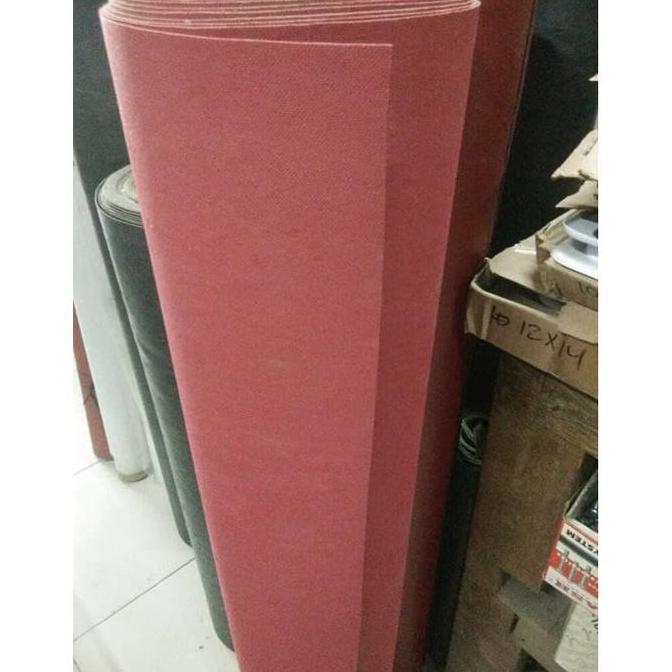 Karpet Talang Genteng Merah Hitam Per Roll / Karpet Talang Per Roll  Sale