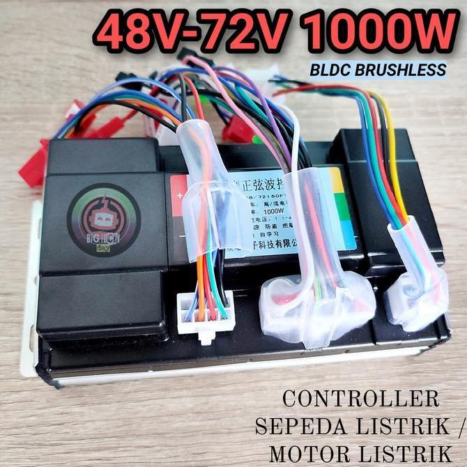 CONTROLLER SEPEDA LISTRIK / MOTOR LISTRIK 48V-72V 1000W BLDC BRUSHLESS
