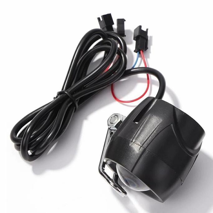 lampu dan klakson scooter dan sepeda listrik 36v 48v headlamp skuter
