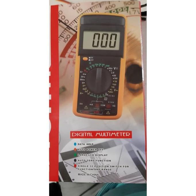 Avo Meter Digital Dt9205/ Multitester Digital Kualitas Terbaik Harga Termurah