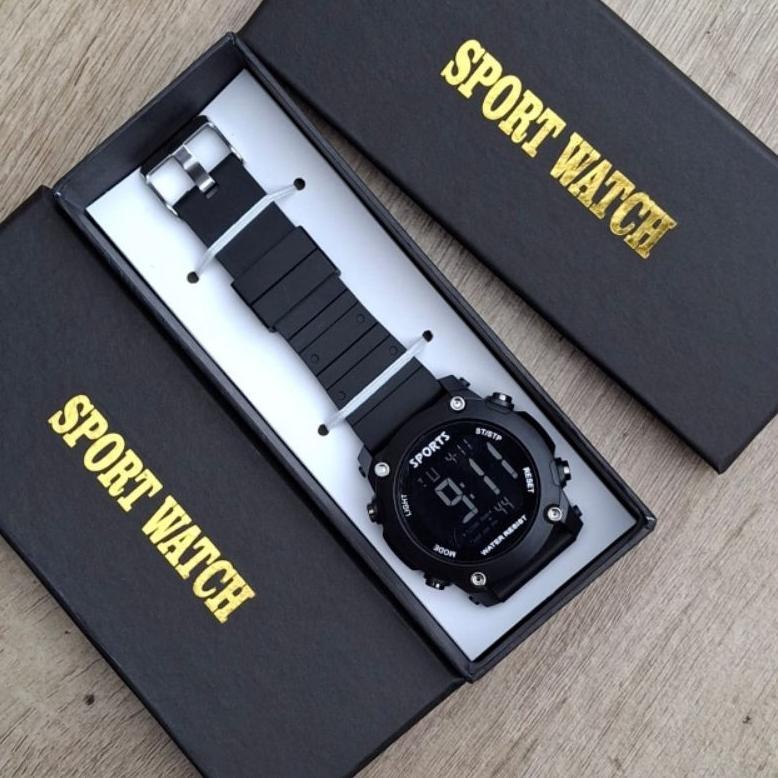 Jam Tangan Digital Pria Sporty  free box keren dan Kekinian