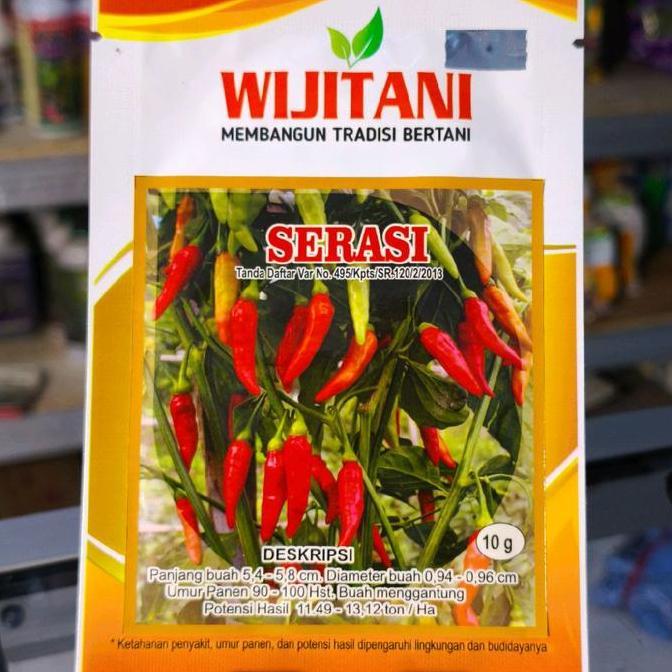 SERASI BENIH CABAI RAWIT-10 GRAM ORIGINAL