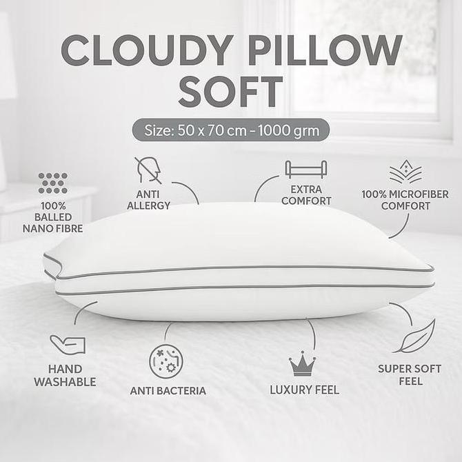 King Rabbit Cloudy Pillow Soft 50x70cm