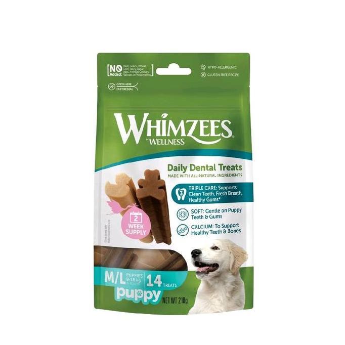 Whimzees Puppy Dental Chew Dog Treats - Snack Makanan Anjing