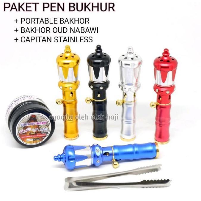 Paket Pen Bakhor Portable Bukhur Praktis Paketan Bukhur Capitan