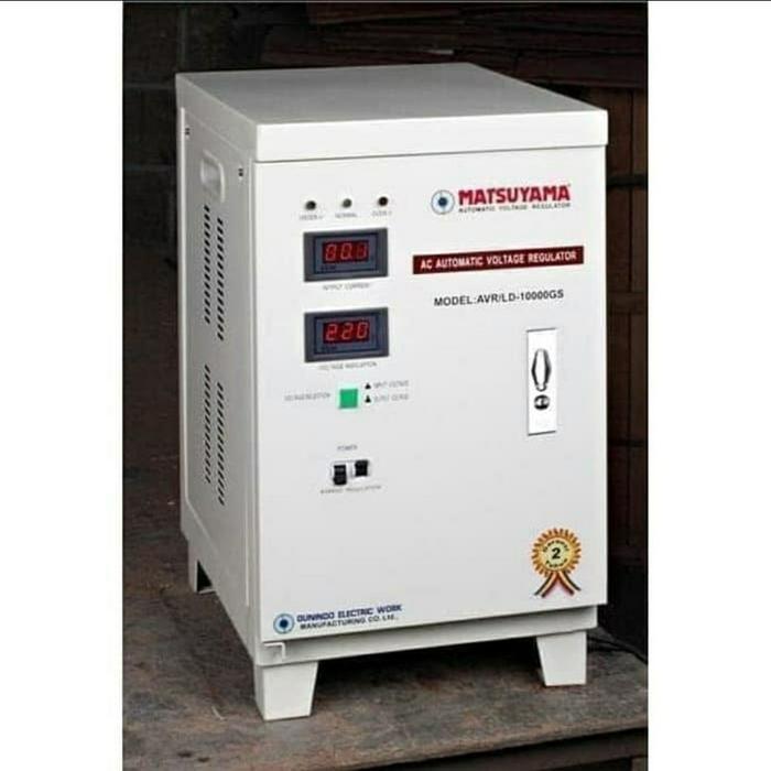 Stabilizer Stavol Avr Matsuyama Stavolt 10000 Watt 10Kva Avr/Ld-10Gs Original Dan Terpercaya