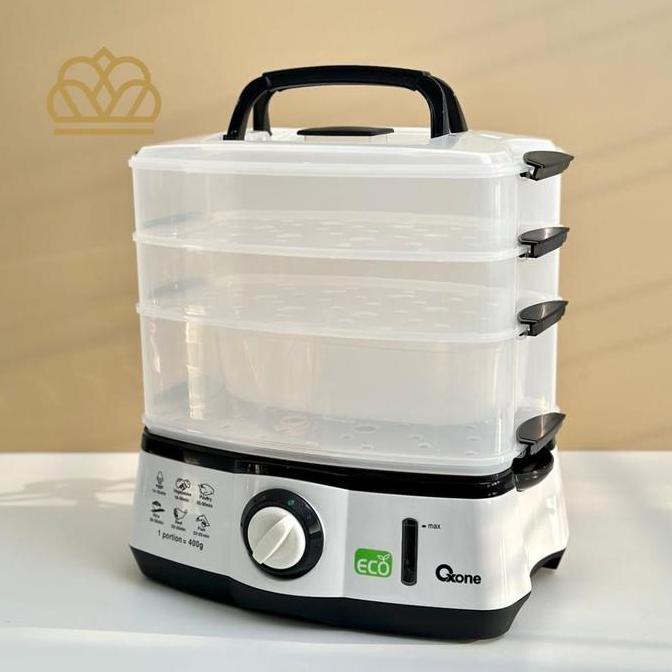 OXONE OX261 Eco Food Steamer Kukusan Listrik BPA Free Penghangat Makanan AGR