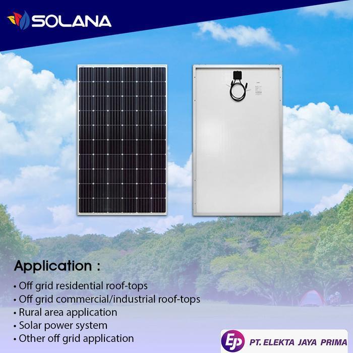 Ejp Solana Solar Panel Mono 200Wp Pv Modul Solar Cell 200 Wp Mono Panel Surya Original Dan Terpercay