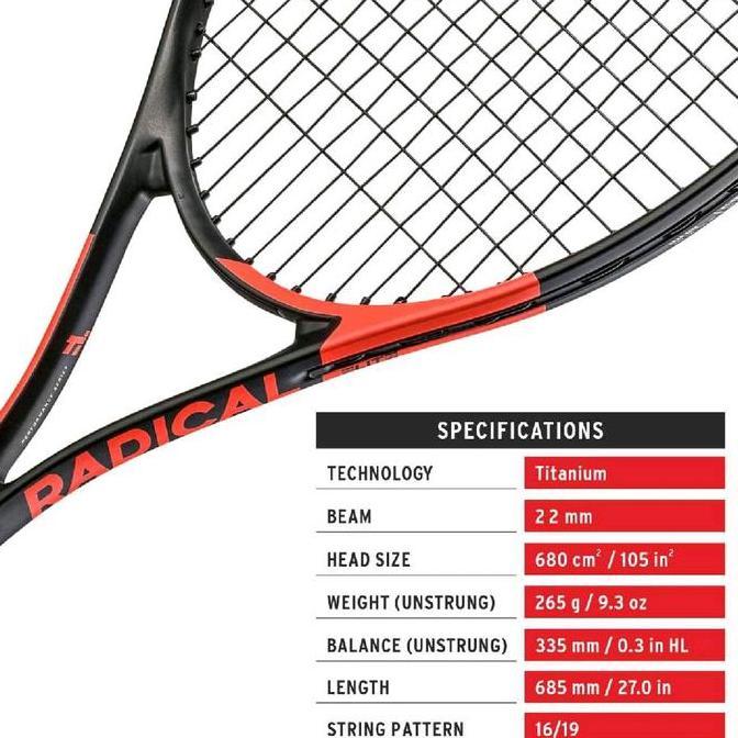 NEW Raket Tenis Head Ti Radical Elite ORI / Head RADICAL ELITE Tennis Racket for Beginner Terlaris