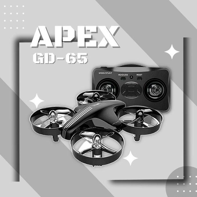 rebapin - racing drone apex gd-65 mini drone green & yellow