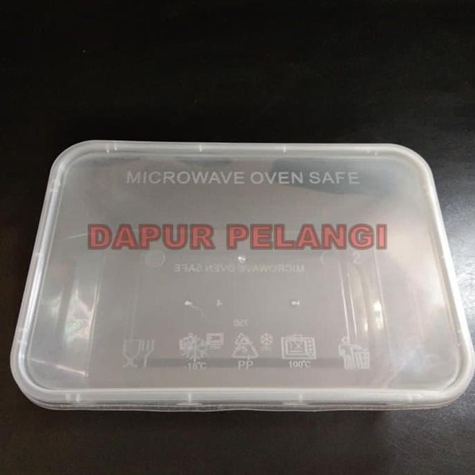 Thinwall Plastik Bulat 750Ml Aeco S/ Mangkok Plastik Isi 25Pcs + Tutup