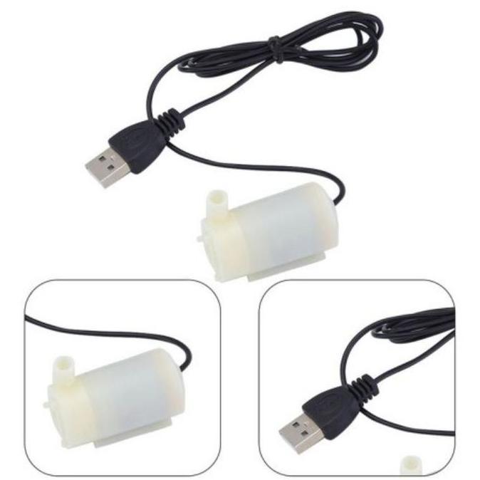 Pompa air celup USB mini aquarium aquascape