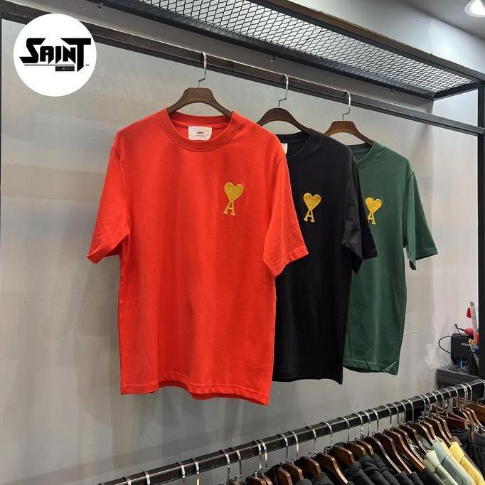 KAOS PRIA A-DC EMBROIDERY BIG LOGO GOLD PM A-T05