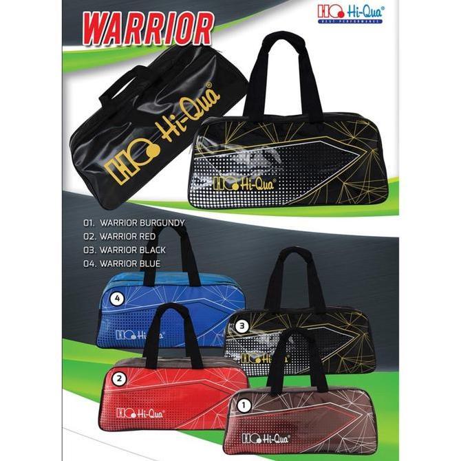 Tas Badminton Petak HIQUA WARRIOR SQUARE THERMOBAG Original Terlaris