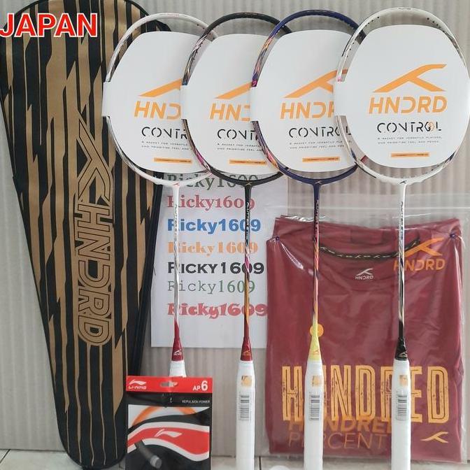 RAKET BADMINTON HUNDRED FLUTTER S CONTROL PRECISE CONTROL 32 LBS JAPAN Terlaris
