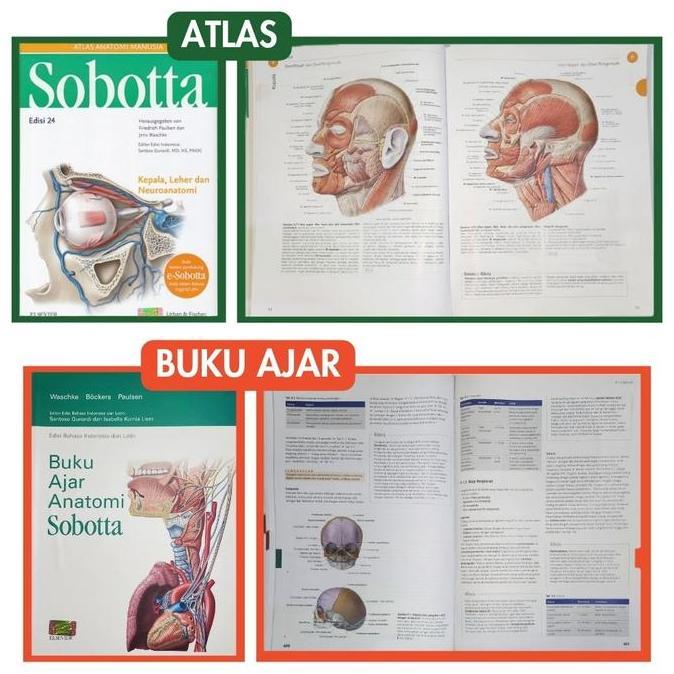 Radalani90 - Paket Sobotta Atlas Anatomi + Buku Ajar Anatomi Bonus Sampul