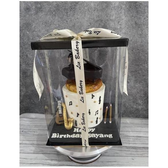Box Mika Transparant Kotak Bening Tempat Kue Tart Box Cake Dus Mica