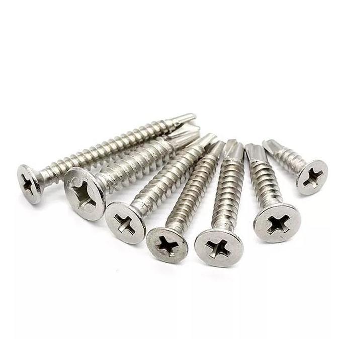 (100 PCS) SS 304 / Sekrup Roofing SDS FH #6x19 / Baut Baja Ringan FAB Stainless Steel 2 CM