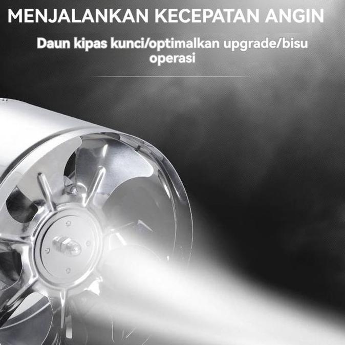 DEPAMA_T - KIPAS EXHAUST VENTILASI SALURAN UDARA KAMAR MANDI & DAPUR