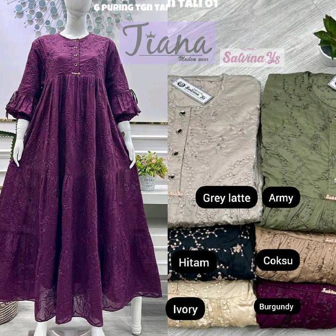 gamis salvina Katun Tancel bordir mewah ||||||||||