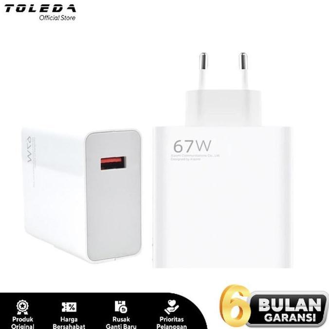 Tanamanara - Kepala Charger Xiaomi 67W Max Fast Charging Usb Original