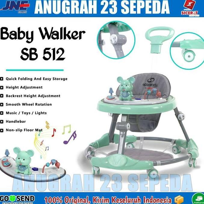 Baby Walker Space Baby SB 512 Musik