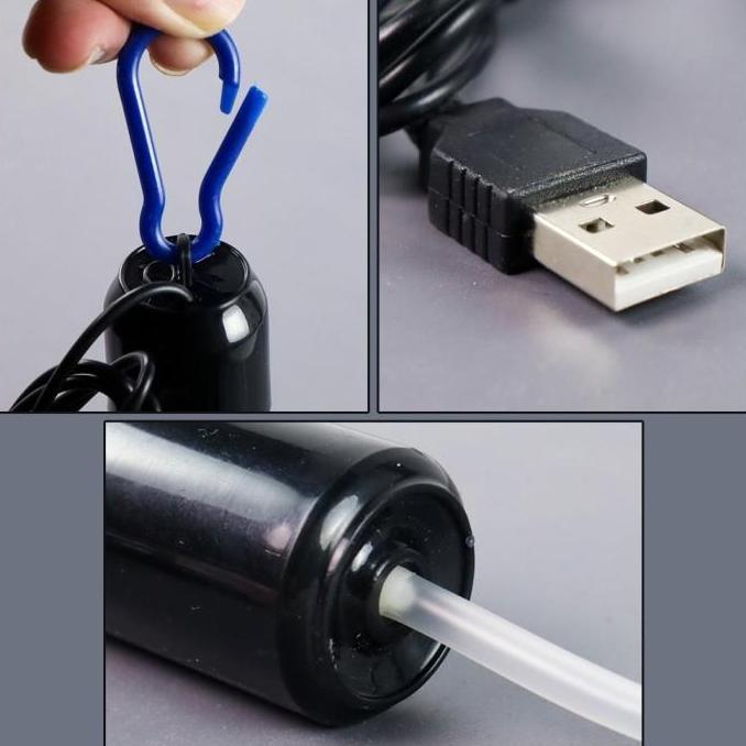 Aerator USB Mini Air Pump Portable Pompa Oksigen Udara