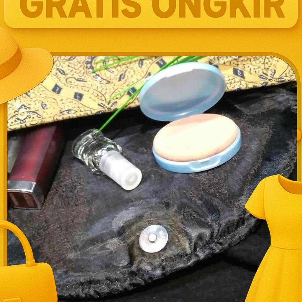 Clutch Batik Lawasan Anyaman Pandan Dompet Tas Gift Khas Indonesia 023