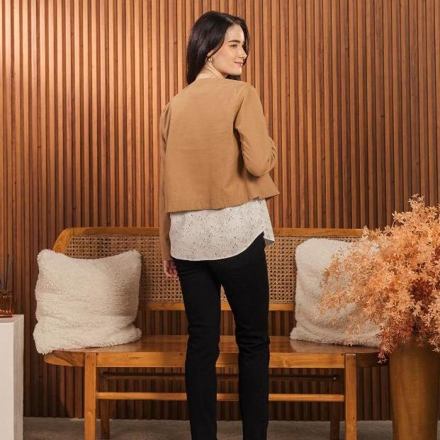 C2 Haizel Brown Set Pieces Wanita