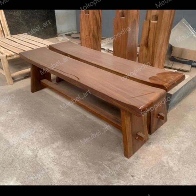Terlaris Bangku Panjang Kayu, Bench Kayu,Kursi Makan Outdoor, Bangku Taman Kayu