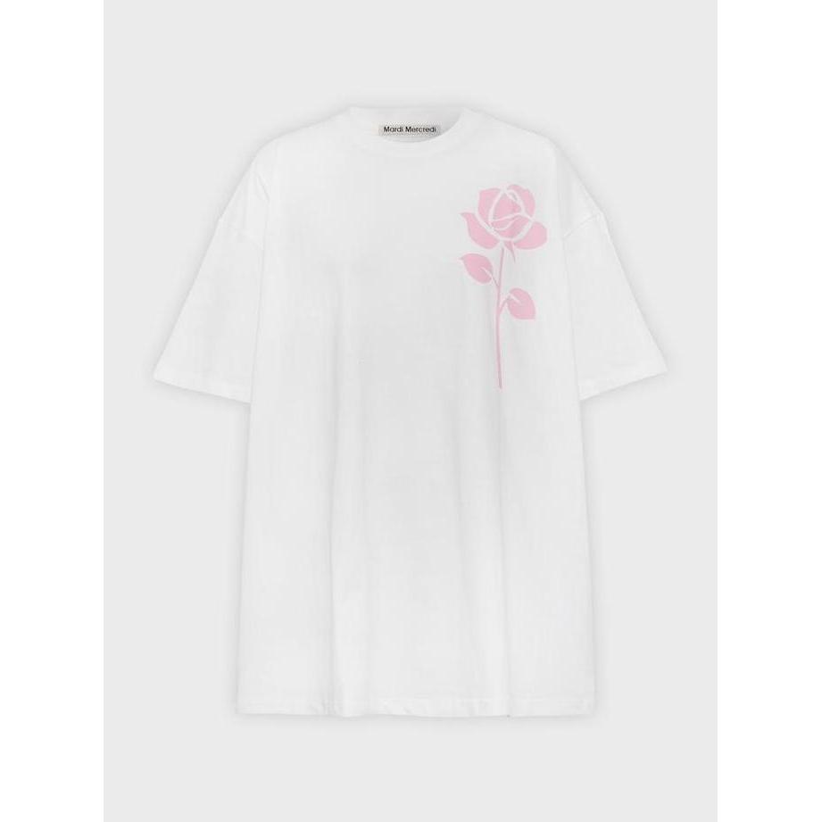 OVERSIZED TSHIRT UNE ROSE