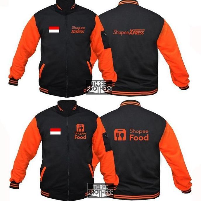 Jaket Varsity Baseball Zipper Resleting Ziper Sleting Shope FOOD makanan minuman EXPRESS XPRESS kuri