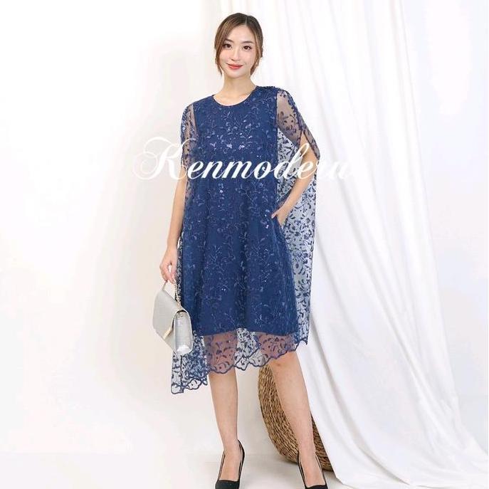 K122 Dress Wanita Pesta Korean Style / Dress Kondangan Elegan Simple / Baju Pendek Wanita Kekinian /