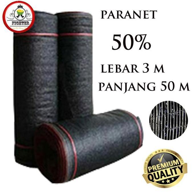 Paranet 50% lebar 3 m Rol / shading net / jaring tanaman