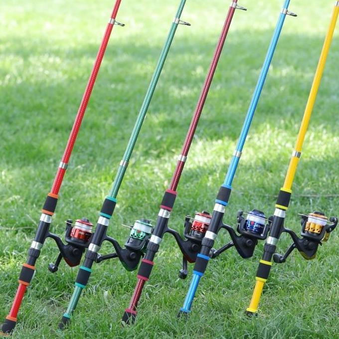 Joran Pancing Reel Pancing Set 1.8M Joran Pancing Spinning Pancing Reel Dan Aksesoris Pancing Set