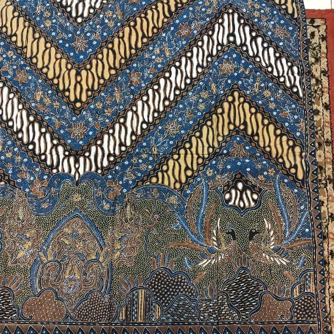 Kain batik tulis solo parang liris booked burung merak tanahan warna alam
