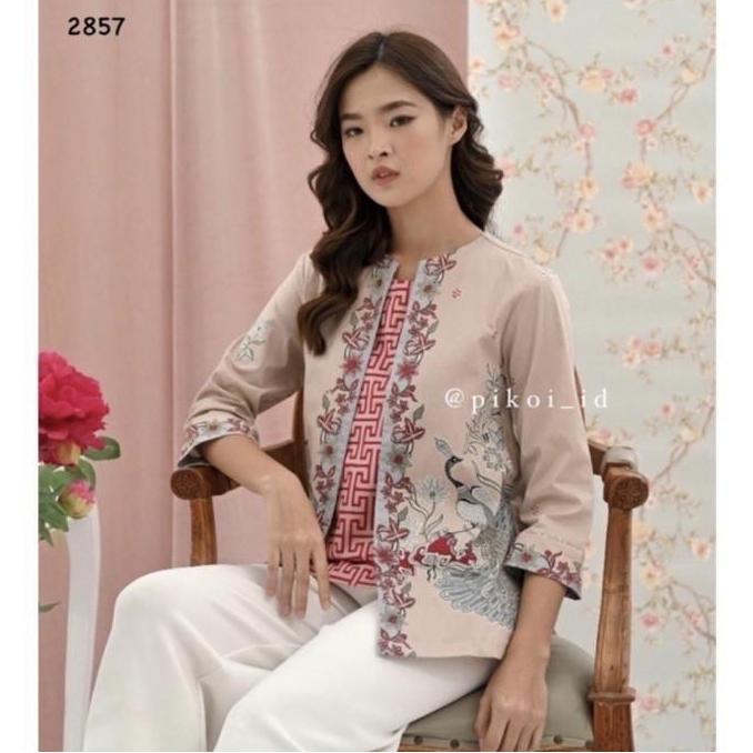 Blouse batik / atasan batik wanita / baju batik modern / batik busui