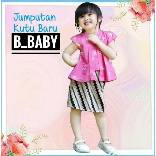 Kebaya Kutubaru Anak - Jumputan Ori