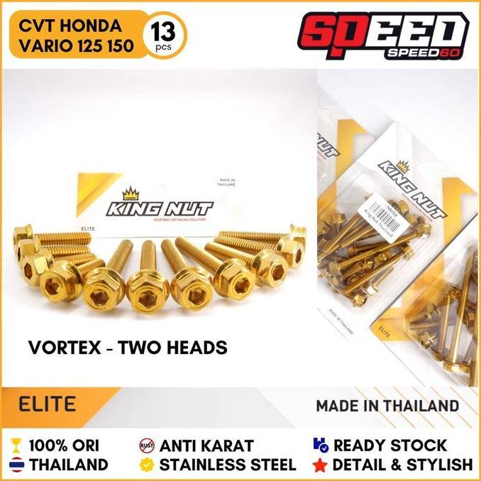 Set Baut Cvt Vario 125 Vario 150 Old Keyless New Probolt Stainless St