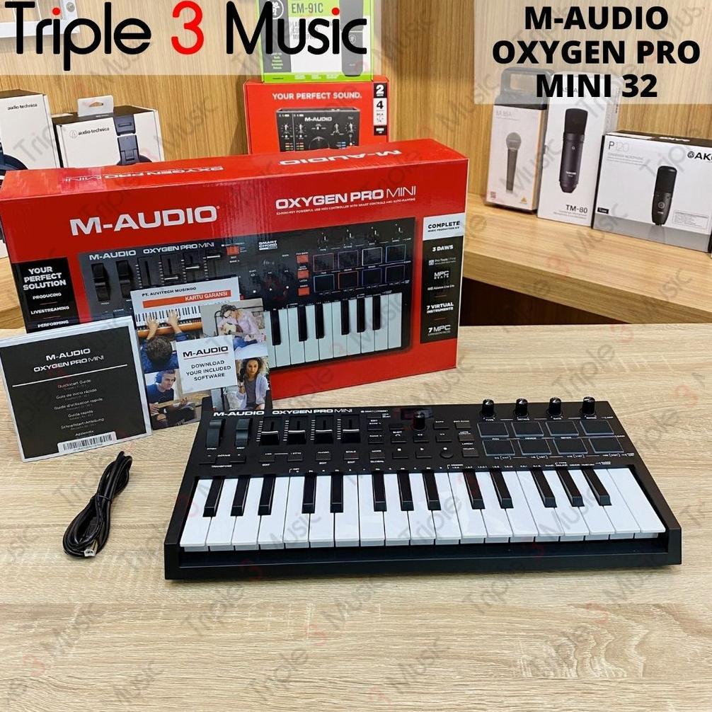 yemdiskot - m-audio oxygen pro mini 32 midi controller 32 keys