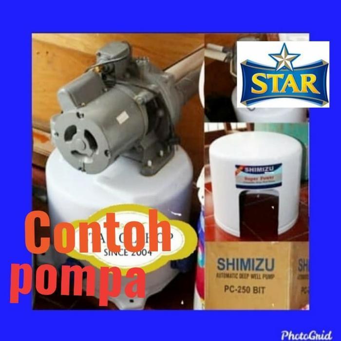 Dinamo Pompa Air Shimizu Pc 250 Bit Jetpump 30 Mtr Otomatis Tangki Original Dan Terpercaya