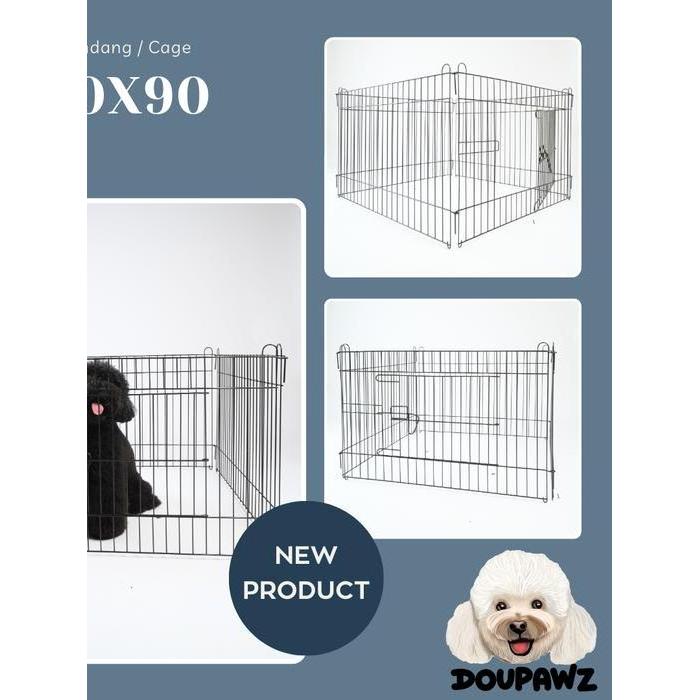 Kandang pagar/pagar anjing/kucing/kelinci/pagar umbar/pagar besi - Pintu