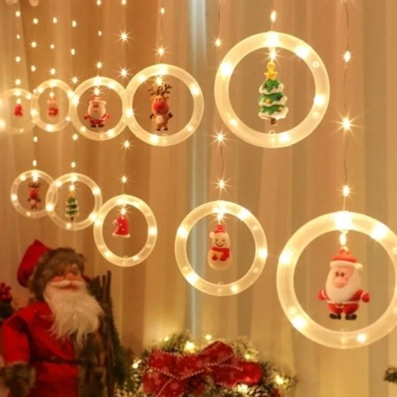 Hiasan Lampu Led Natal 10 Pc Bola Natal Led Lampu Ornamen Natal