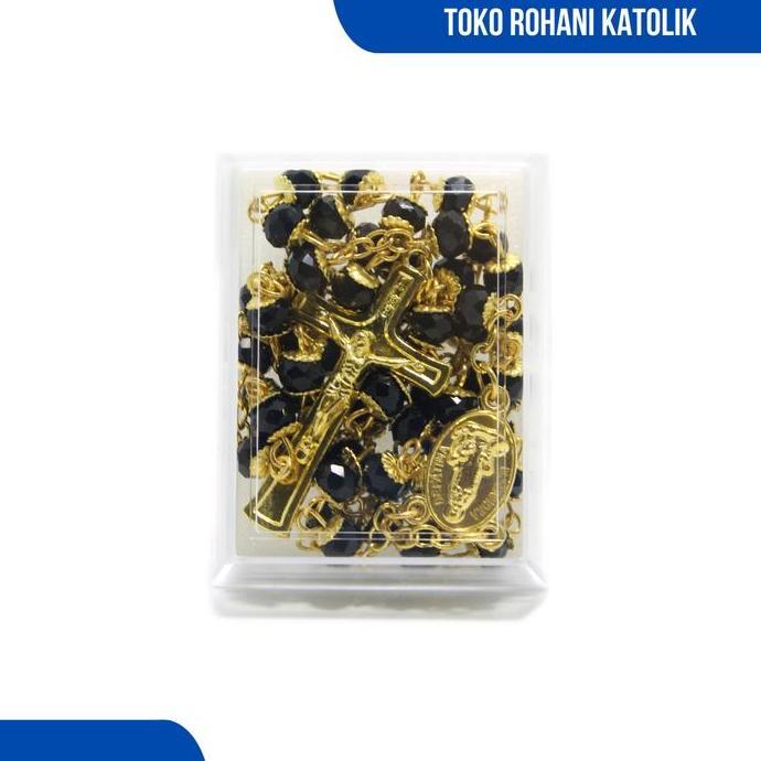 ROSARIO CEKO CANGKANG EMAS / ROSARIO KALUNG KATOLIK / ROSARIO KATOLIK