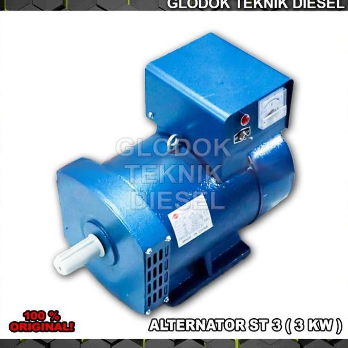 ALTERNATOR DINAMO PEMBANGKIT LISTRIK STC ST 3 KW ALTENATOR 3KW TERBAIK ORIGINAL DAN TERPERCAYA