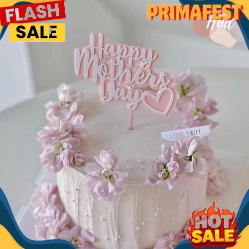 Gradeori Topper Happy Mother'S Day Hiasan Kue Hari Ibu Mother Day Untuk Mama Ibu Mom
