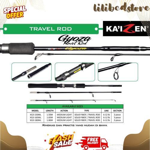 Promo Rod Spinning Kaizen Gyoza Travel Rod