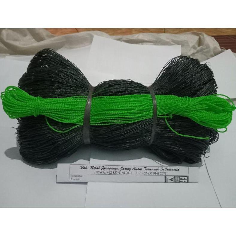 Bisa Cod Jaring Pengaman Pagar Lebar 3 Meter X Panjang 25 Meter/Jaring Kolam Ikan/Jaring Pagar Ayam/