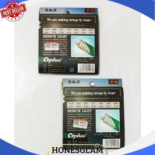 Original Senar Gitar Elektrik Orphee Senar Gitar Listrik Orphee Guitar String Nickel Alloy